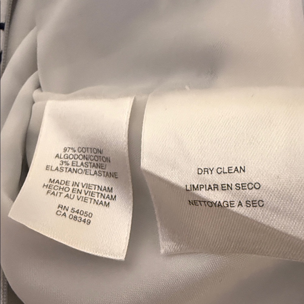 Anne Klein Navy and White Floral Midi Dress - Picture 11 of 11